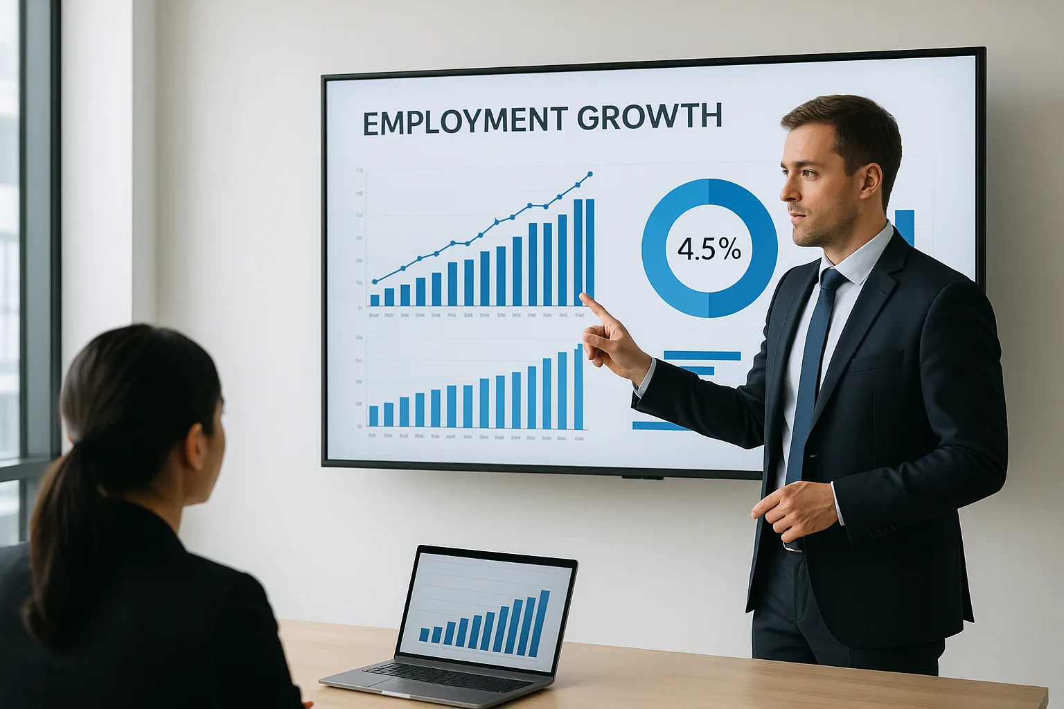 2026년 개편된 고령자 고용 장려금 제도의 주요 혜택과 통계를 설명하는 안내 화면입니다.