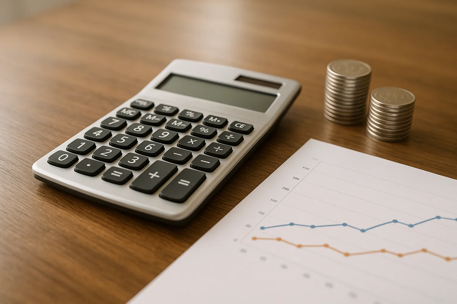 주택연금 해지 시 반환해야 할 보증료와 복리 이자를 계산하는 과정이 담긴 문서와 계산기입니다.