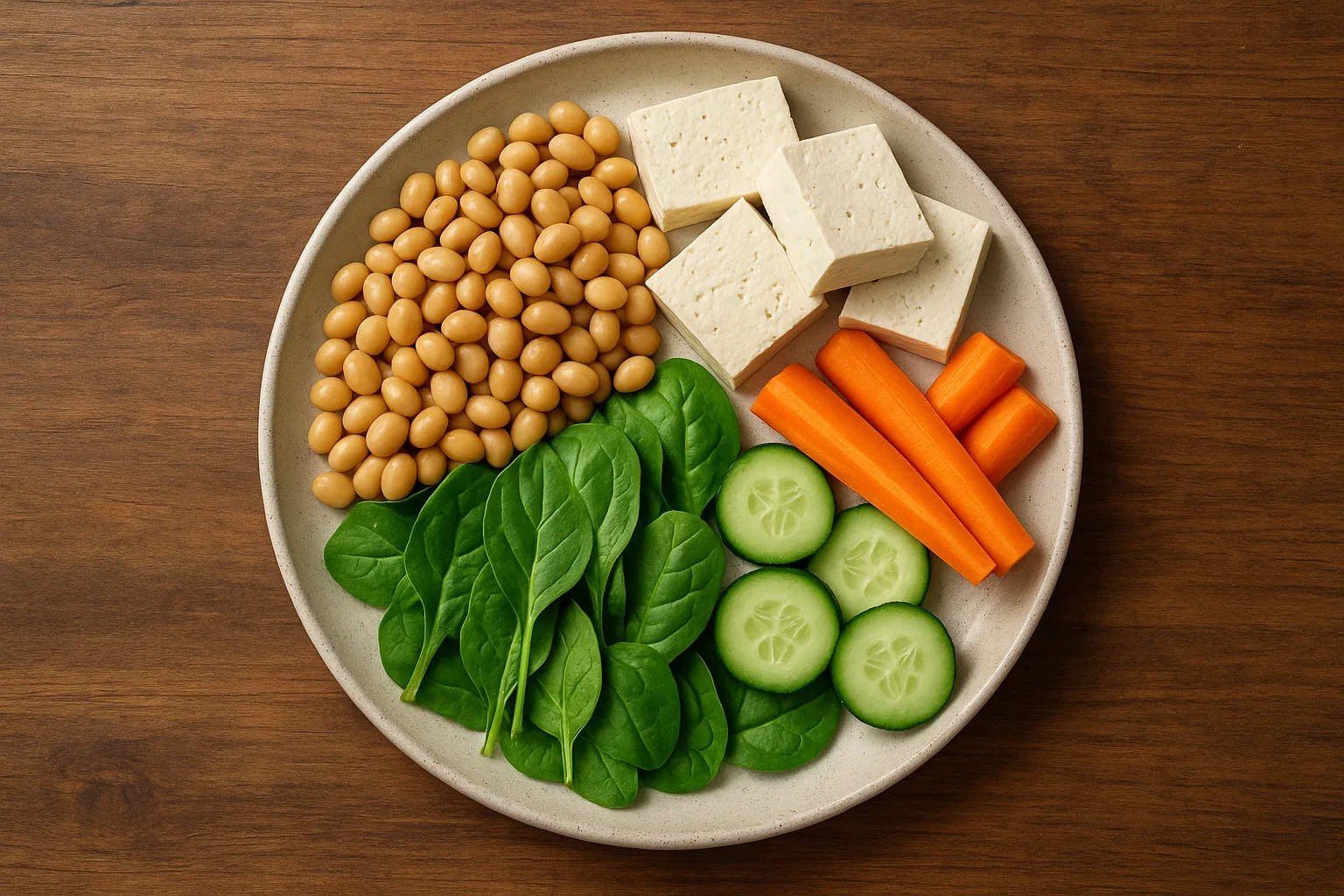 다양한 식물성 미네랄을 포함한 건강한 식단과 함께 규칙적인 관리를 실천하는 일상을 요약한 모습입니다.