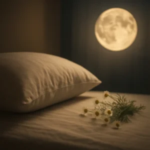 역류성 식도염을 극복하고 편안한 수면을 취하는 환경을 나타내는 이미지